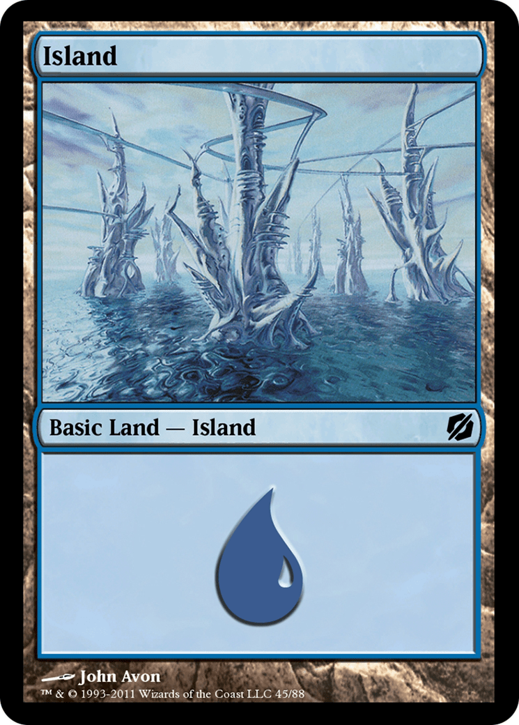 Island (TD2-045) - Duel Decks: Mirrodin Pure vs. New Phyrexia