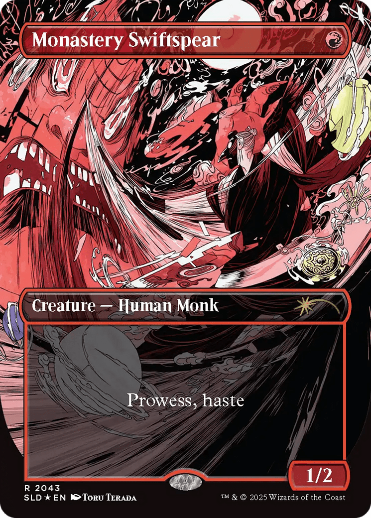 Monastery Swiftspear (2043) (Raised Foil) (2043) [Secret Lair Drop Series]