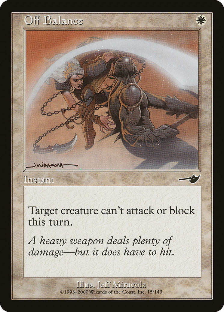 Off Balance [Nemesis] Foil