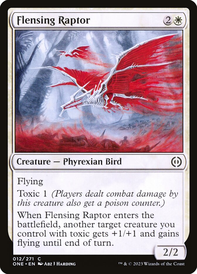 Flensing Raptor 12/271 (Phyrexia: All Will Be One) 