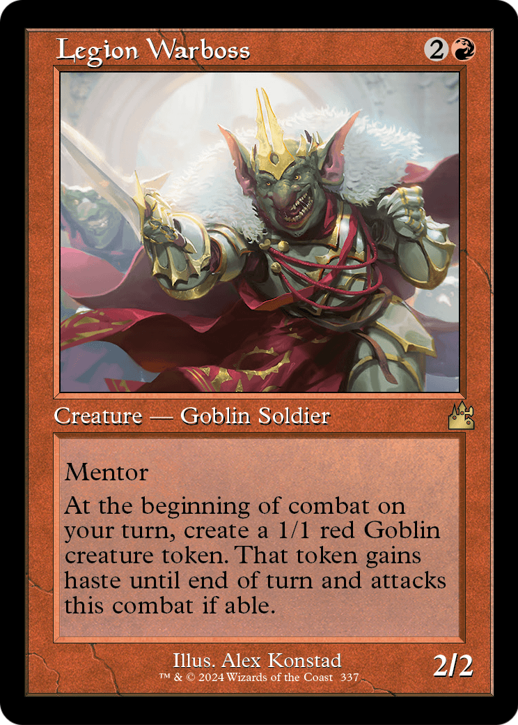 Legion Warboss (Retro Frame) [Ravnica Remastered]