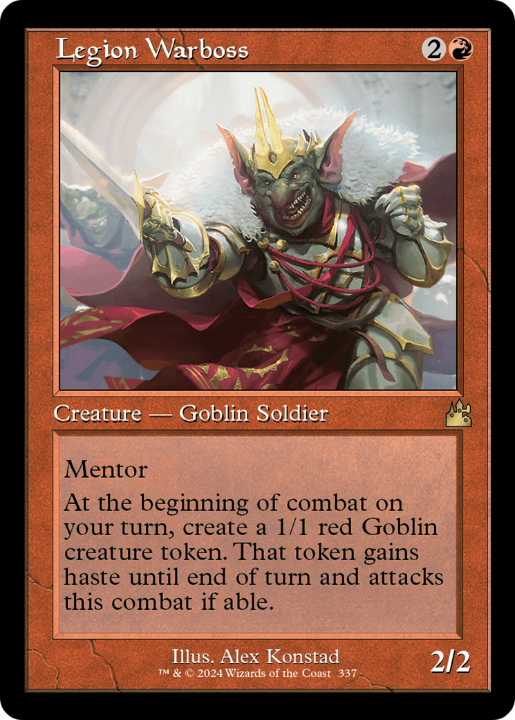 Legion Warboss (Retro Frame) [Ravnica Remastered] Foil