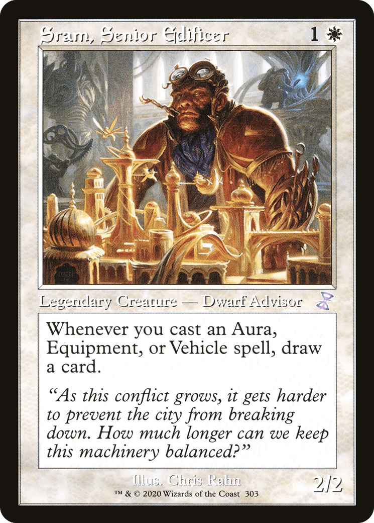 Sram, Senior Edificer (Timeshifted) [Time Spiral Remastered] Foil