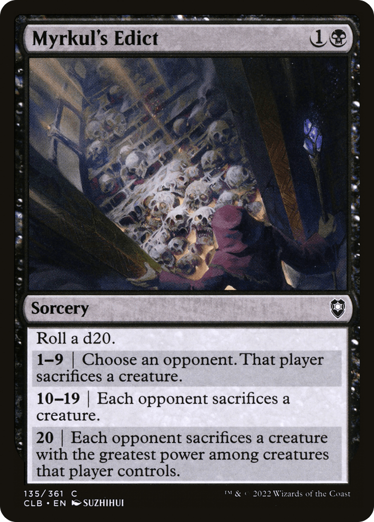 Myrkul's Edict [Commander Legends: Battle for Baldur's Gate] Foil