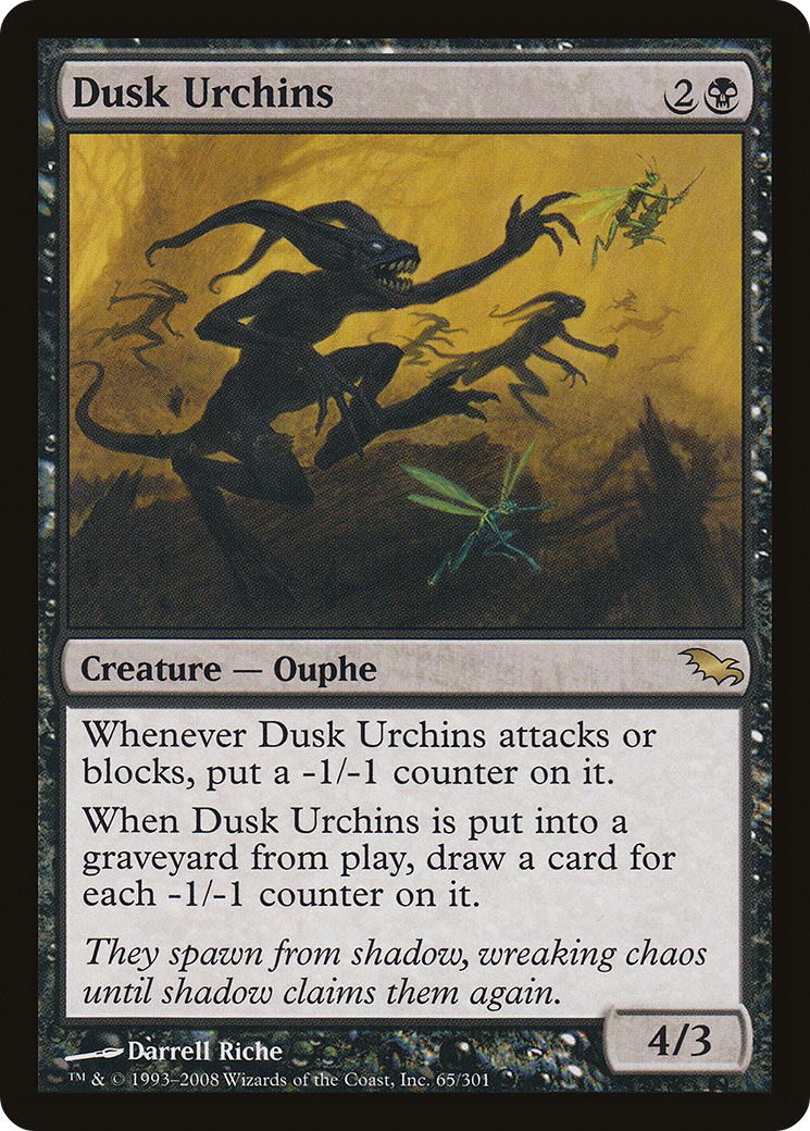 Dusk Urchins [Shadowmoor] Foil