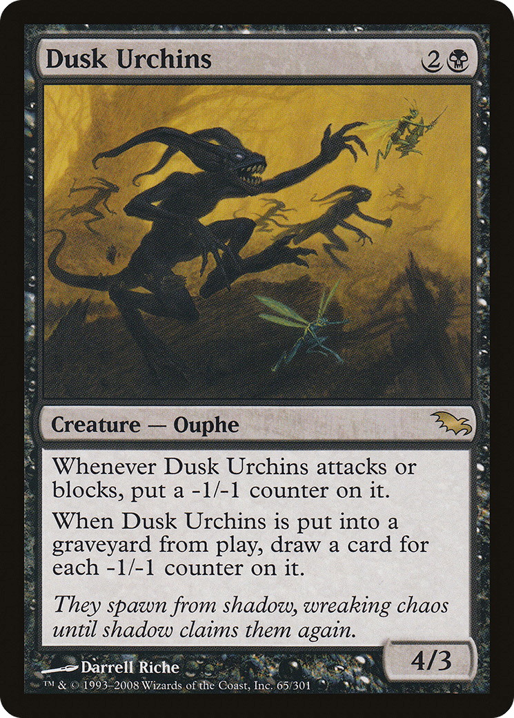 Dusk Urchins [Shadowmoor] Foil
