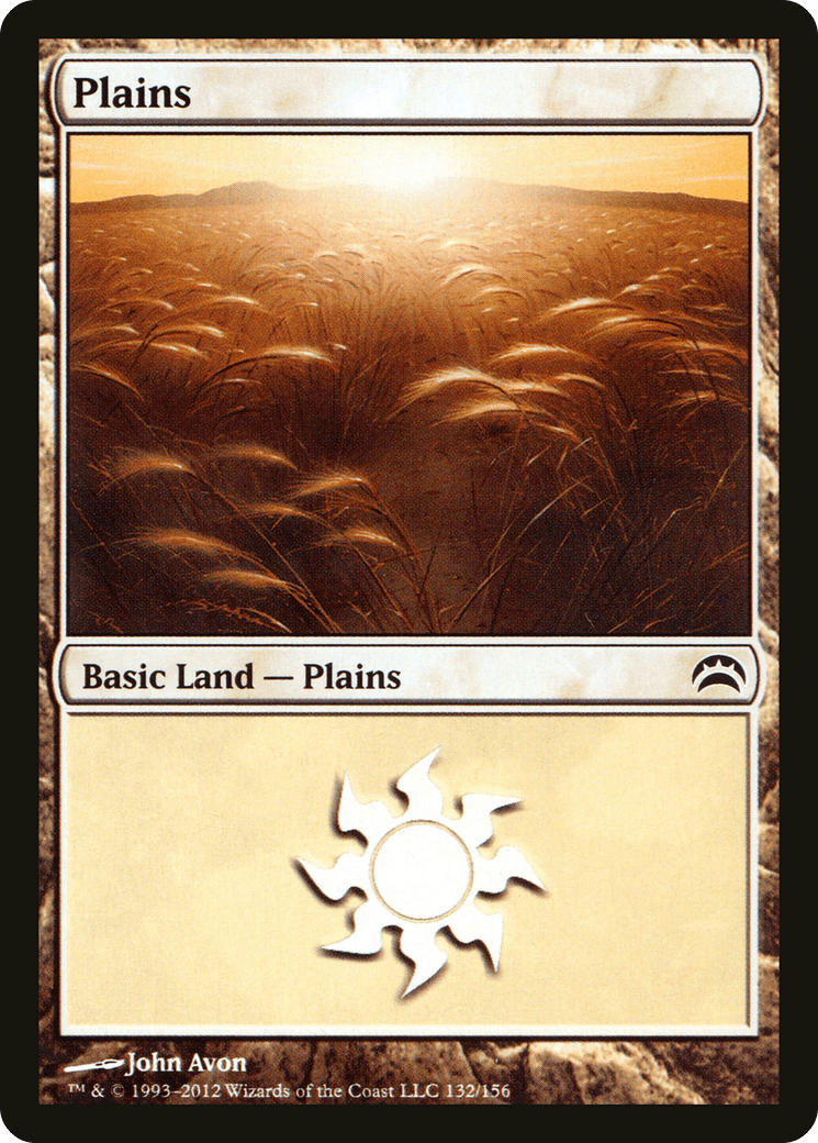 Plains (132) [Planechase 2012]  Foil
