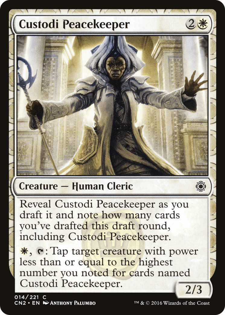 Custodi Peacekeeper [Conspiracy: Take the Crown] Foil