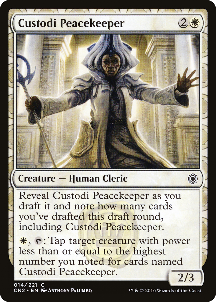 Custodi Peacekeeper [Conspiracy: Take the Crown] Foil