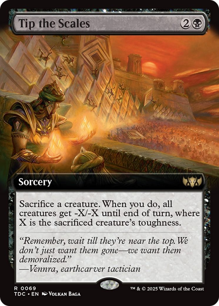 Tip the Scales (Extended Art) (069) [Commander: Tarkir: Dragonstorm]