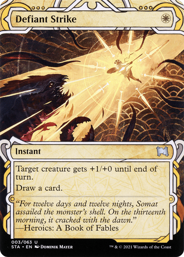 Defiant Strike [Strixhaven: School of Mages Mystical Archive] Foil