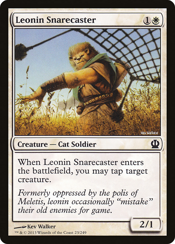 Leonin Snarecaster [Theros] Foil