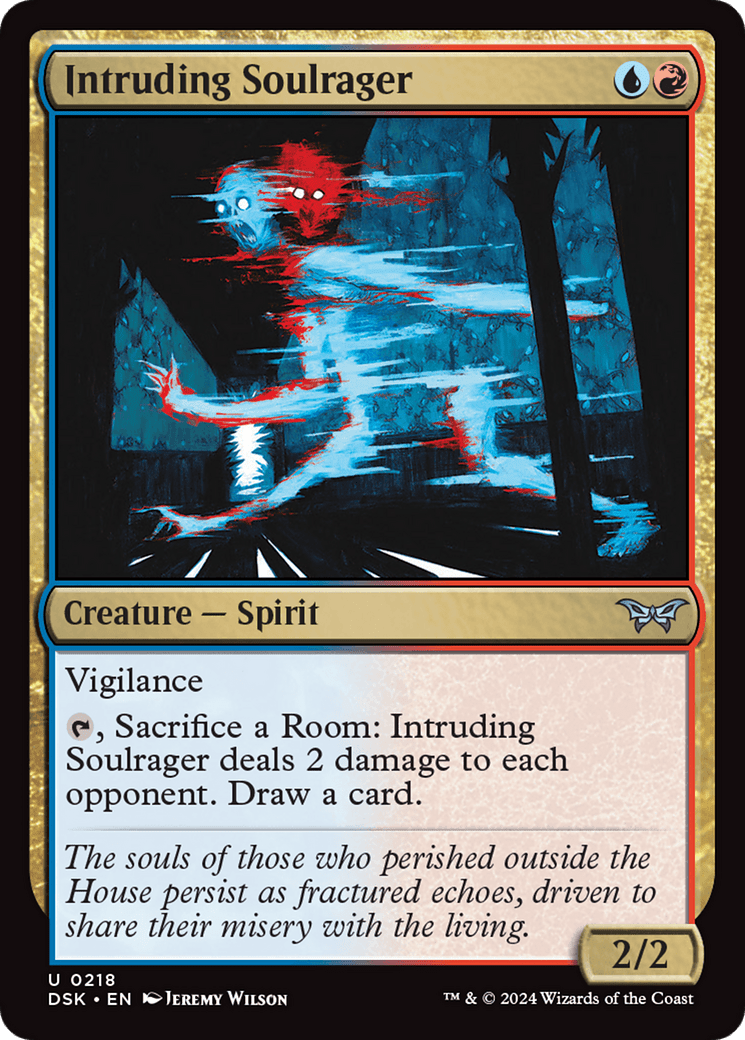 Intruding Soulrager [Duskmourn: House of Horror] Foil