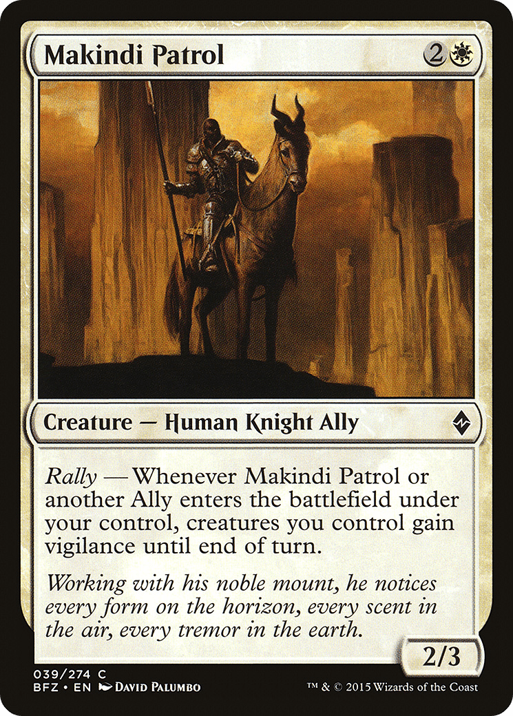 Makindi Patrol [Battle for Zendikar] Foil