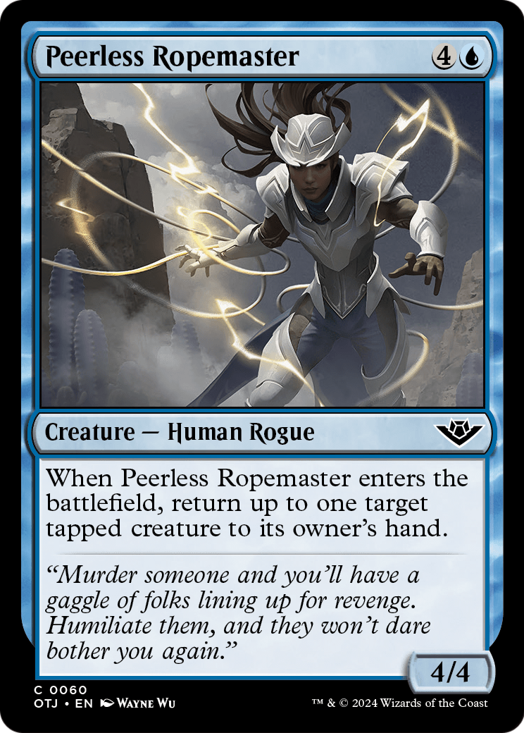 Peerless Ropemaster [Outlaws of Thunder Junction] Foil