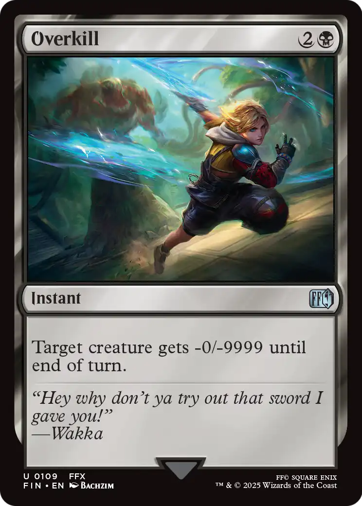 Overkill (109) [FINAL FANTASY]  Foil