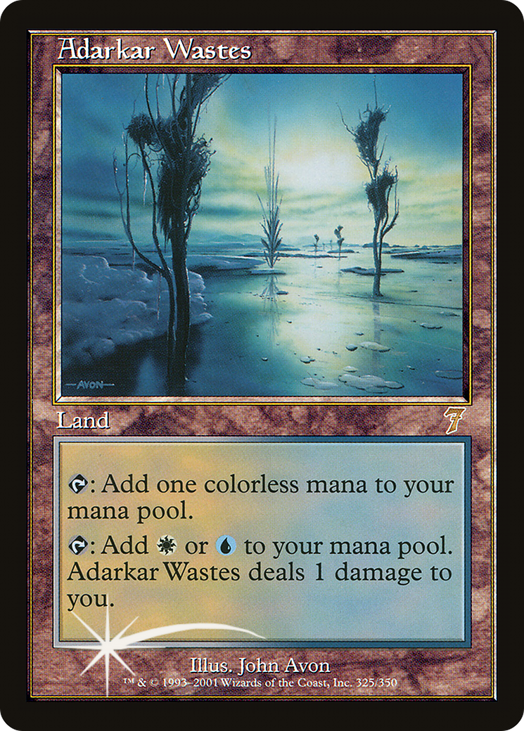 Adarkar Wastes [Seventh Edition] Foil