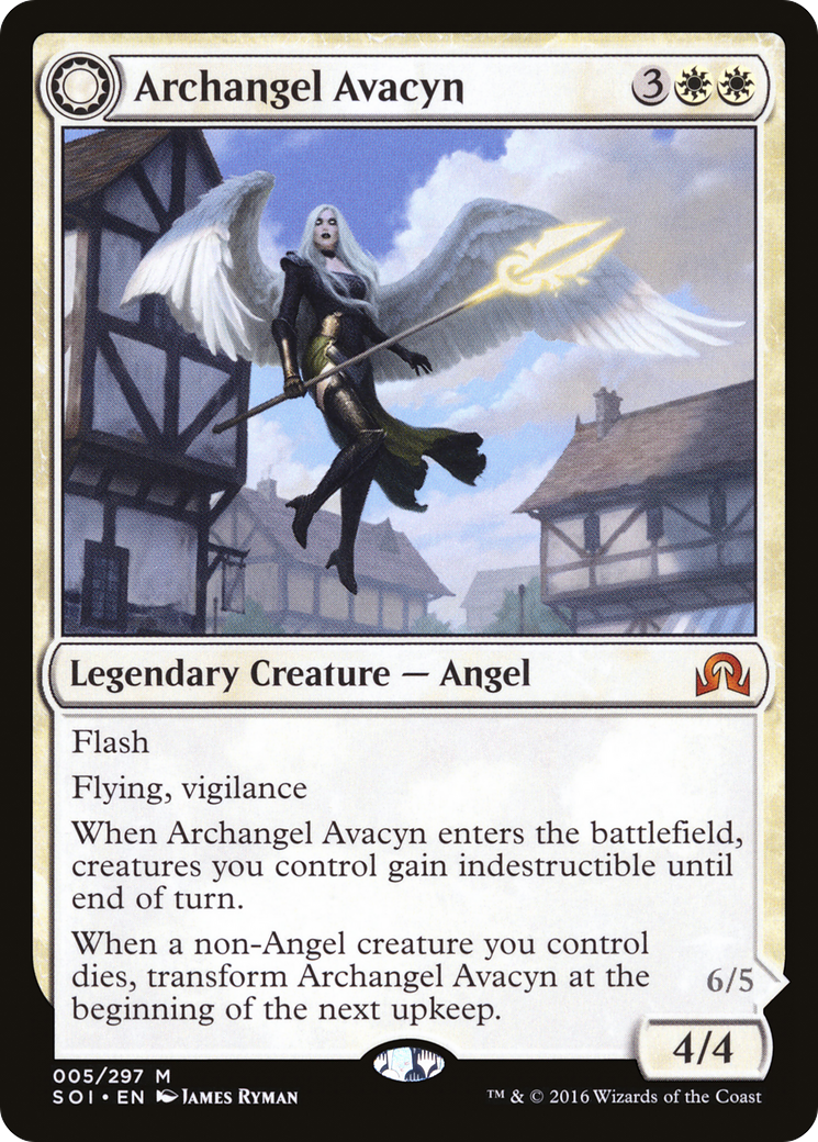 Archangel Avacyn // Avacyn, the Purifier [Shadows over Innistrad] Foil