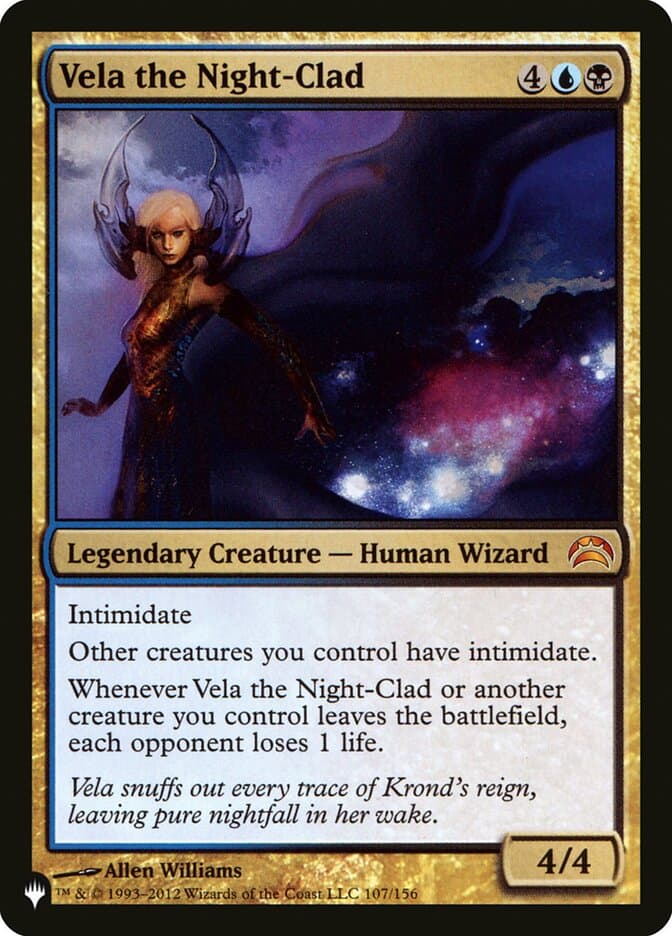 Vela the Night-Clad |  (PC2-107) [The List]