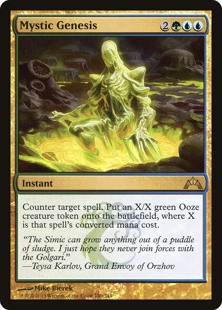 Mystic Genesis [Gatecrash] Foil