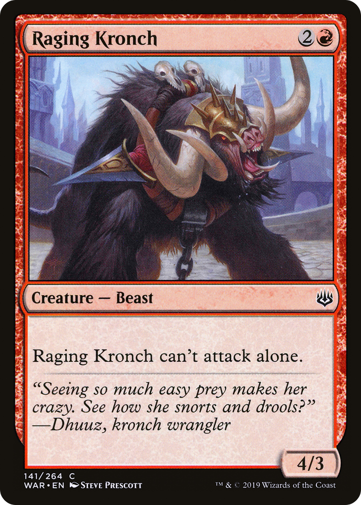 Raging Kronch [War of the Spark] Foil