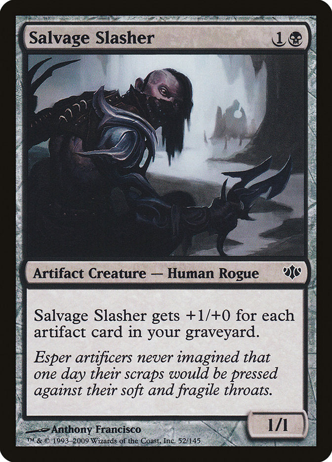 Salvage Slasher 52/145 (Conflux)  - Foil