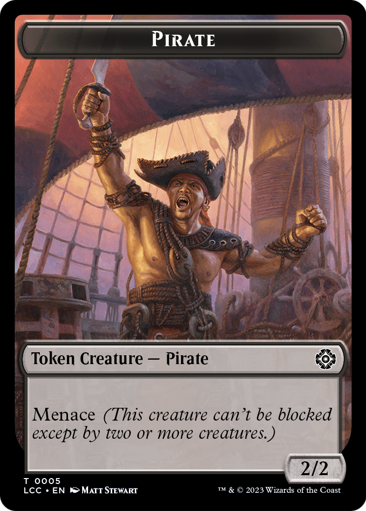 Pirate (TLCC-005) - The Lost Caverns of Ixalan Commander Tokens