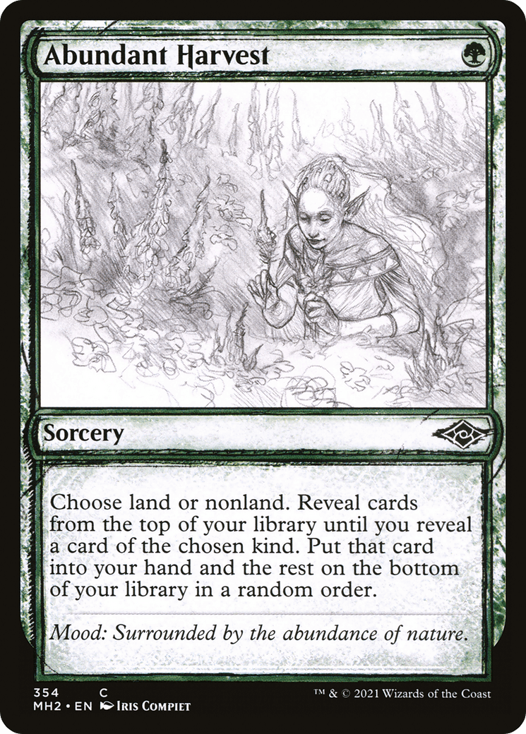 Abundant Harvest (Sketch) [Modern Horizons 2] Foil
