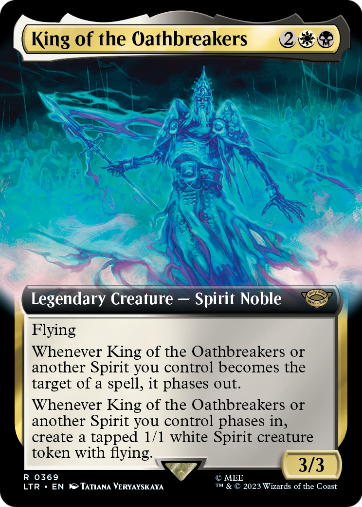 King of the Oathbreakers (Extended Art) [The Lord of the Rings: Tales of Middle-Earth] Foil