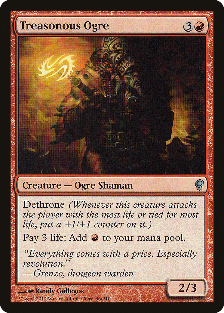 Treasonous Ogre [Conspiracy] Foil