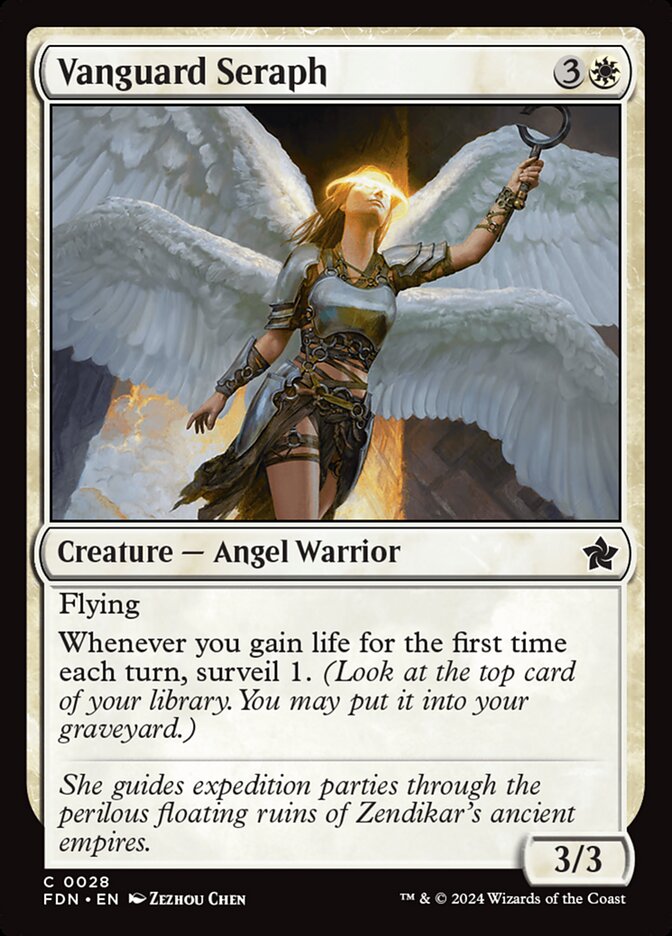 Vanguard Seraph 28/291 (Foundations)  - Foil