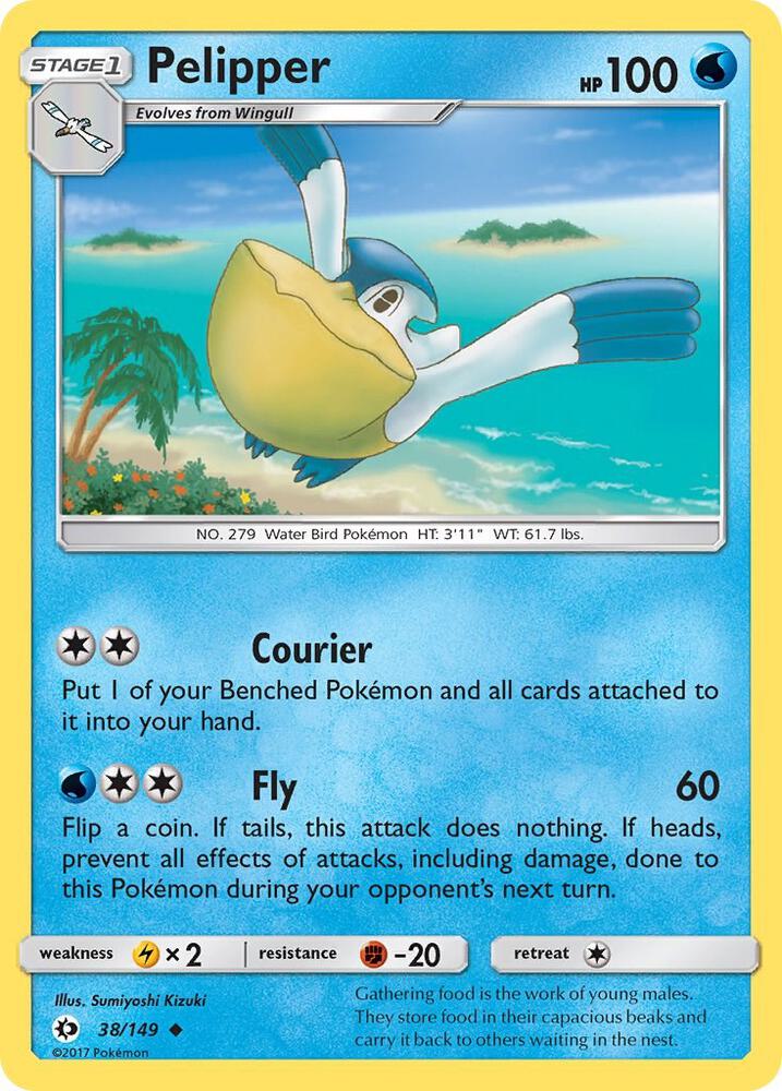 Pelipper 38/149 (SM Base Set) 
