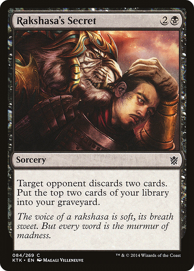 Rakshasa's Secret [Khans of Tarkir] Foil