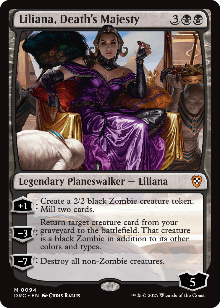 Liliana, Death's Majesty (-094) [Commander: Aetherdrift]