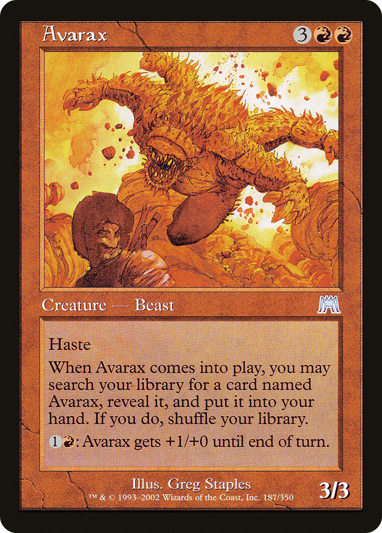 Avarax [Onslaught] Foil