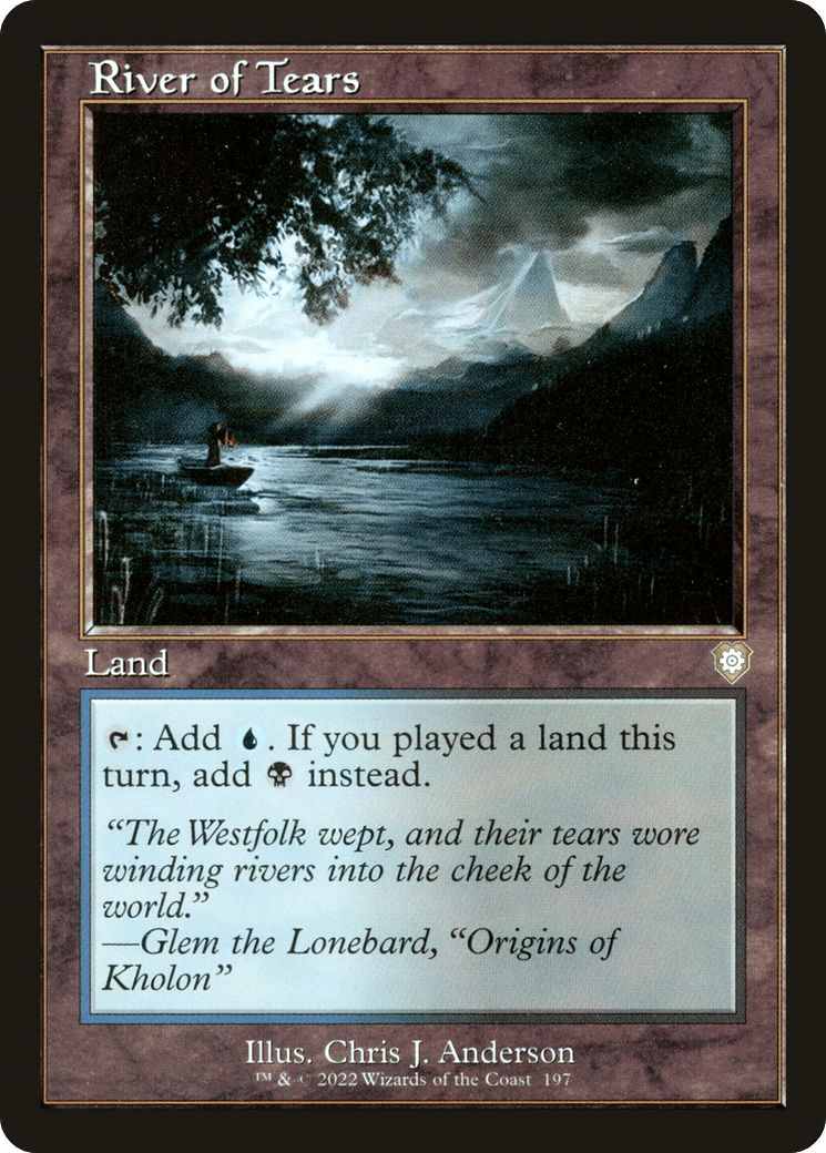 River of Tears (Retro) [The Brothers' War Commander]