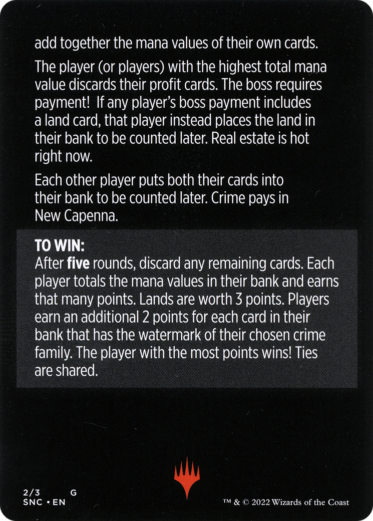 Demon's Due (minigame) // Demon's Due (cont'd) (MSNC-002) - Streets of New Capenna Minigames