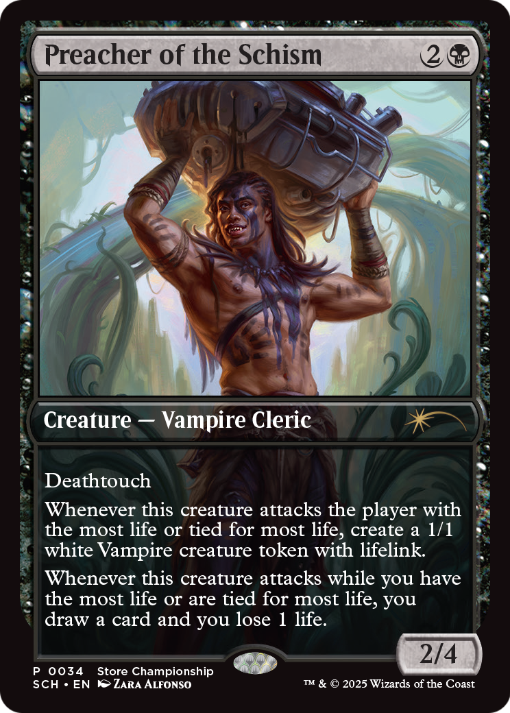 Preacher of the Schism (034) [Store Championships]  Foil