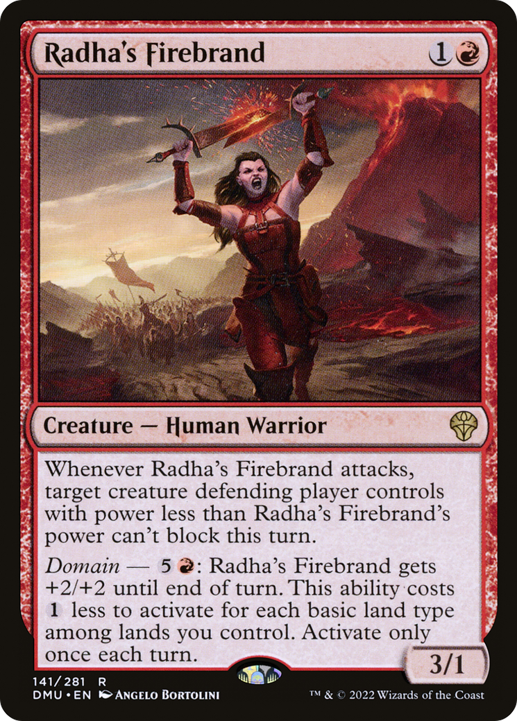 Radha's Firebrand [Dominaria United] Foil