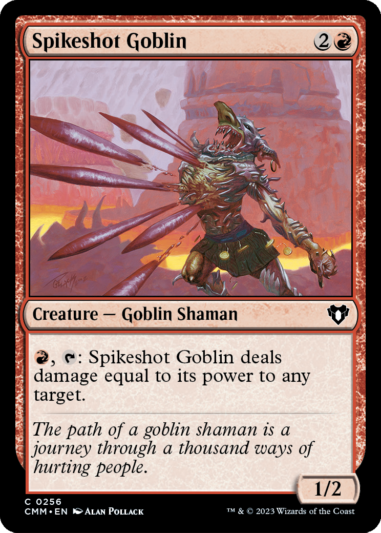 Spikeshot Goblin [Commander Masters] Foil