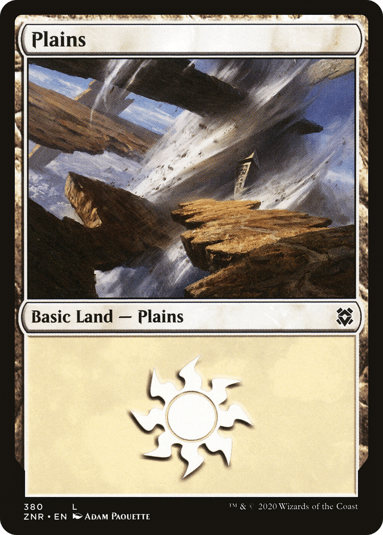 Plains (380) [Zendikar Rising] Foil