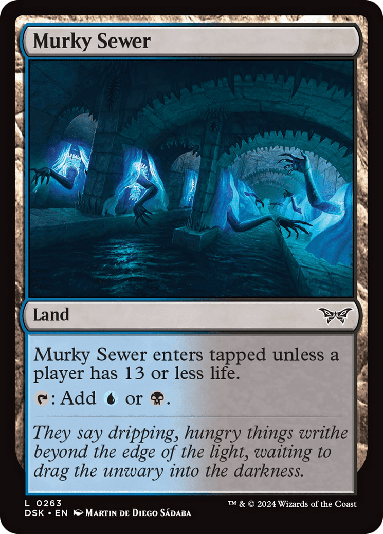 Murky Sewer [Duskmourn: House of Horror] Foil