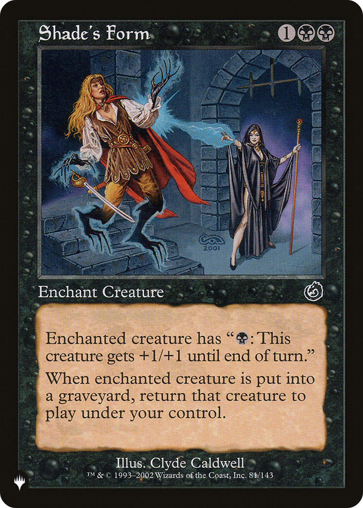 Shade's Form |  (TOR-81) [The List]