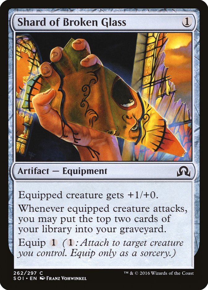 Shard of Broken Glass 262/297 (Shadows over Innistrad)  - Foil