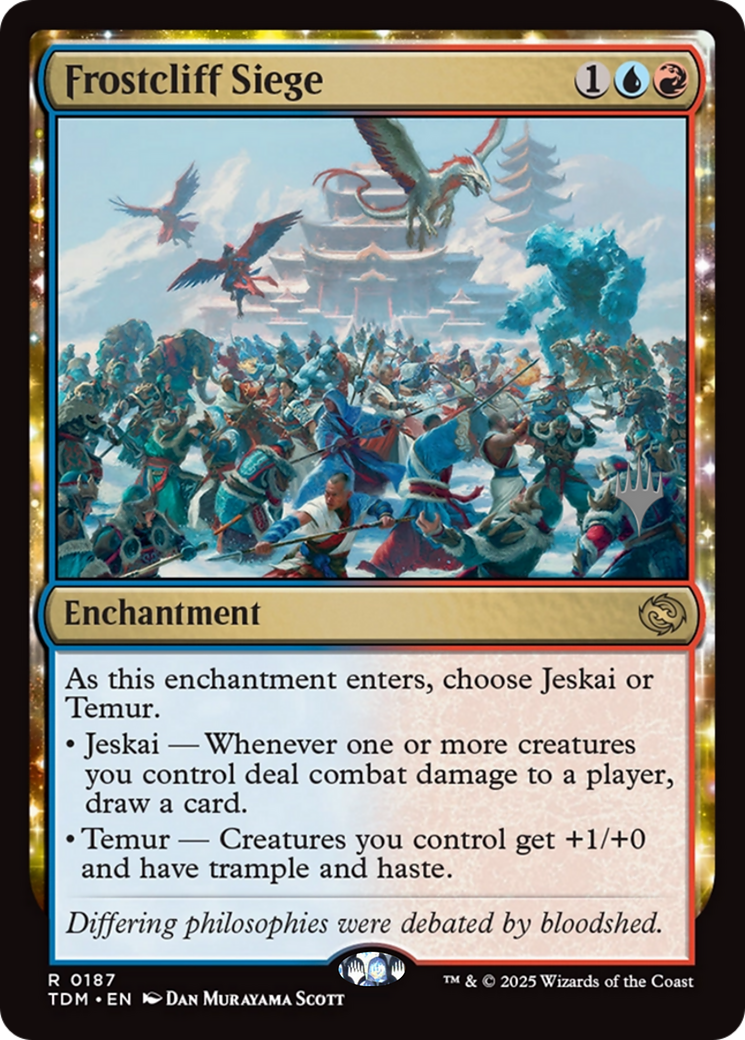 Frostcliff Siege (187) [Promo Pack: Tarkir: Dragonstorm]  Foil