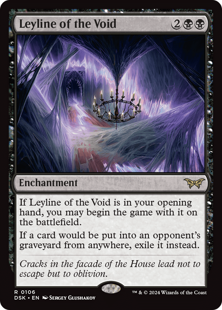 Leyline of the Void [Duskmourn: House of Horror] Foil