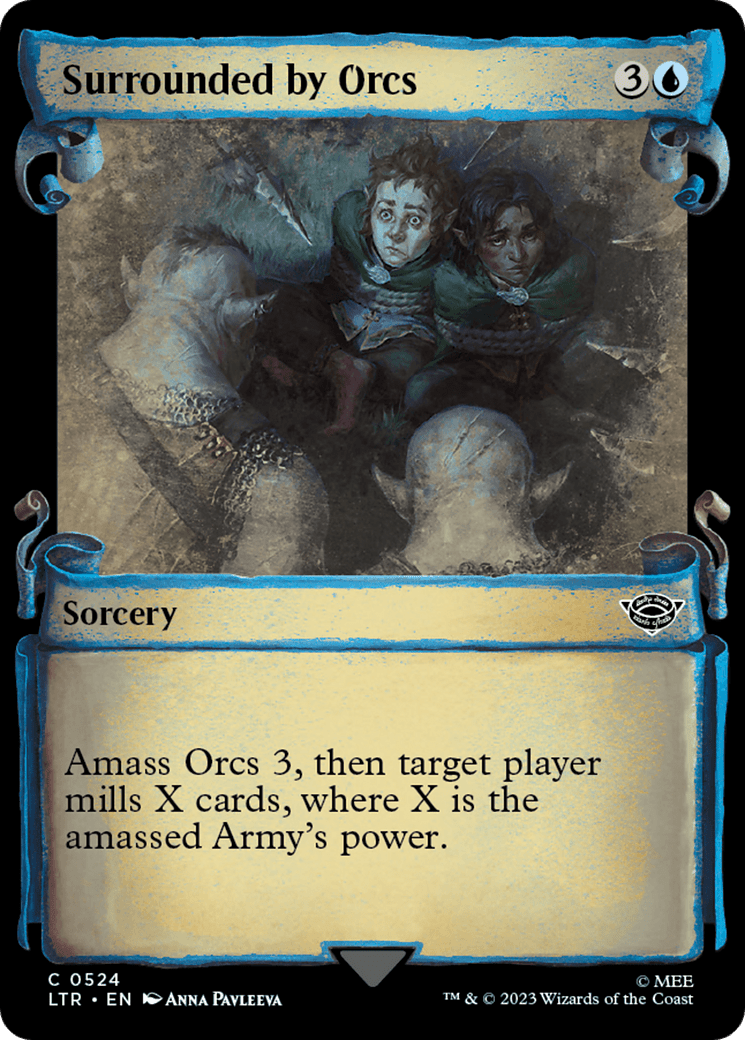 Surrounded by Orcs [The Lord of the Rings: Tales of Middle-Earth Showcase Scrolls] Foil