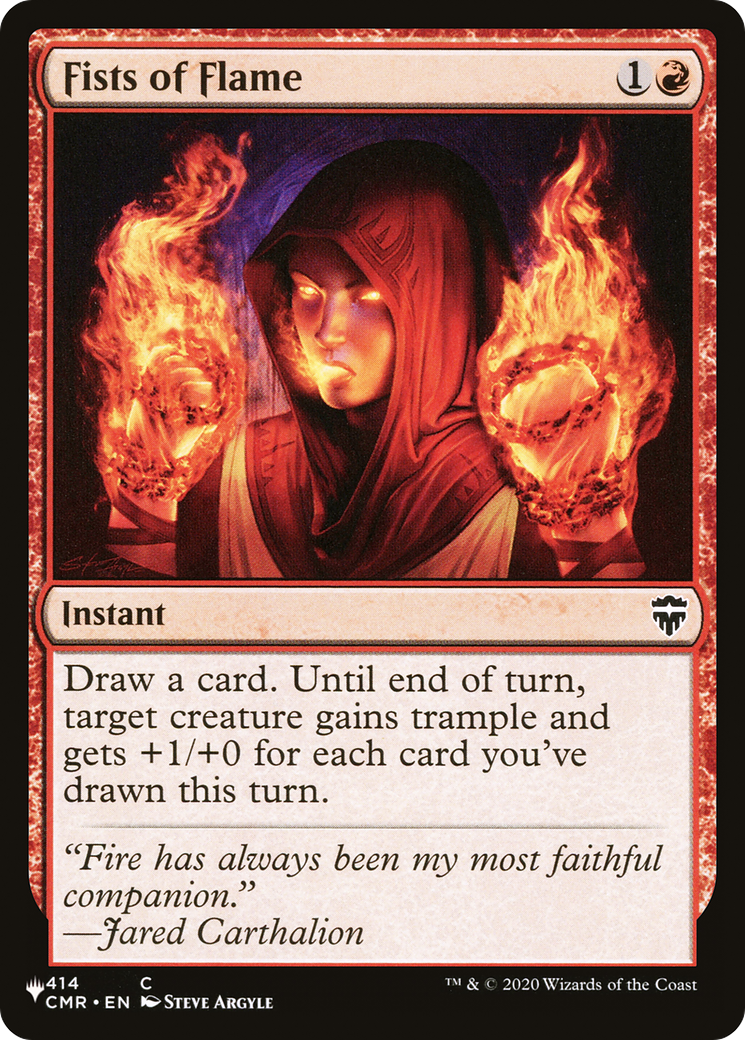 Fists of Flame |  (CMR-414) [The List]