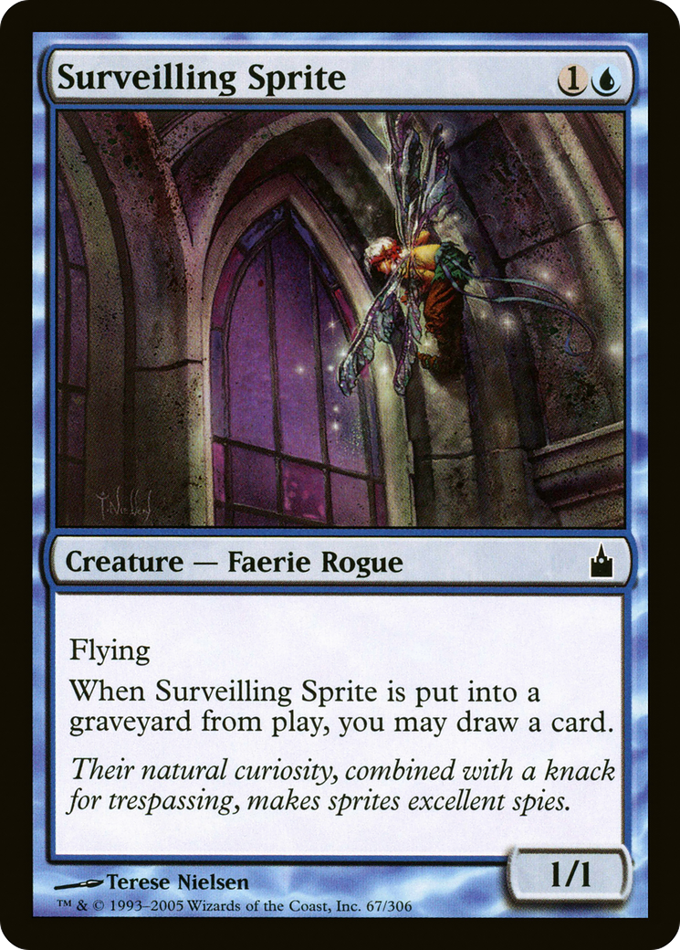 Surveilling Sprite [Ravnica: City of Guilds] Foil