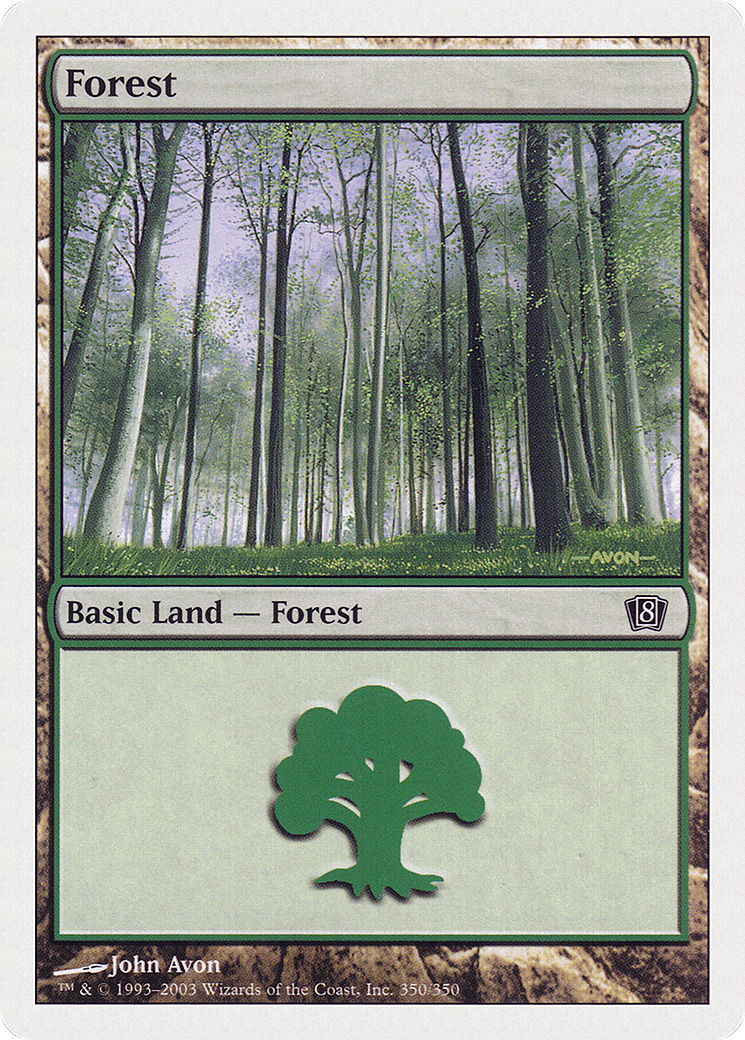 Forest (350) [Eighth Edition] Foil